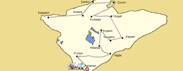 İç Anadolu harita